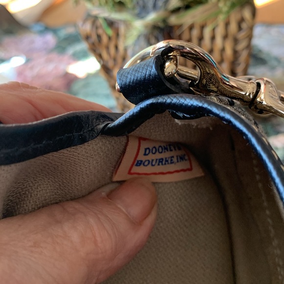 Dooney & Bourke Canvas/Leather Trim Wristlet